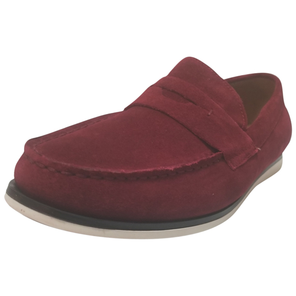 Alfani Mens Sawyer Slip-On Loafers Red - Picture 1 of 5